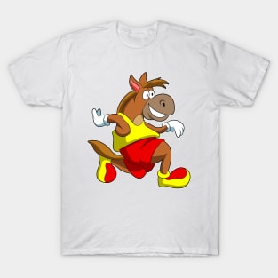 Horse at Running T-Shirt